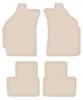 DURBAN Beige Velours-Fußmatten-Set für Daewoo Matiz Produktbild-Vorschau 1