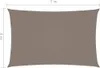 vidaXL Voile d'ombrage Oxford rectangulaire 4x7 m Taupe Voir les images du produit 12