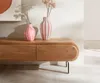 DELIFE Lowboard Sohara 175 cm Akazie Natur 4 Türen L-Fuß Produktbild-Vorschau 5