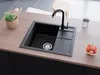 GRANMASTER Horizon Granitspüle mit Wasserhahn 1 Becken mit Produktbild-Vorschau 4