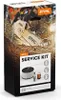 A product box for a STIHL service kit, showing images of a chainsaw and the kit's contents. Voir les images du produit