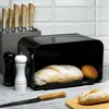 Kinghoff Oceľový Chlebník S Doskou Na Krájanie Kh-1071 Náhľad obrázku produktu 4