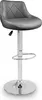 A gray bar stool on a white background. Produktbild-Vorschau