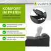 Juskys leżak ogrodowy Lamia składany - Polirattanowy leżak Podgląd zdjęcia produktu 13