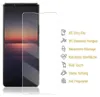 A smartphone screen protector is shown next to a smartphone, with feature callouts. Produktbild-Vorschau