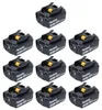 Set di batterie Makita 10x BL 1830 B 18 V 3,0 Ah / 3000 mAh Anteprima dell’immagine prodotto 1