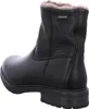 A black leather winter boot with fur lining. Produktbild-Vorschau