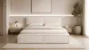 MOEBLO Polsterbett Bett 04 – Doppelbett mit Cord Bezug, Produktbild-Vorschau 1
