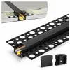 MasterLED LED-Trockenbauprofil 2 m Schwarz mit schwarzer Produktbild-Vorschau 1