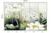 Muralo Vlies Fototapete BLUMEN Wasserlilien Blätter Natur Produktbild-Vorschau 2