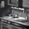 Cucina in legno XXL con illuminazione LED, grembiule e Anteprima dell’immagine prodotto 15