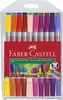 FABER-CASTELL 151119 Viltstiften, verschillende kleuren, 20 Productafbeelding-voorbeeld 2