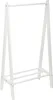 A white wooden A-frame coat rack. Produktbild-Vorschau