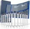 14tlg Maulring-Ratschen-schlüssel-Set-Satz 8-24mm Produktbild-Vorschau 1