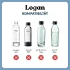 Sodapop Wassersprudler Logan, Set mit 3 Glasflaschen (2 × Produktbild-Vorschau 8