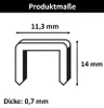 5000x Tackerklammern TYP 53 | 14 mm Heftklammern Büro Produktbild-Vorschau 2