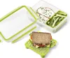 emsa Brunchbox CLIP & GO 1,20 Liter transparent / grün Produktbild-Vorschau 4