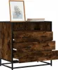 vidaXL Szafka z szufladami dąb wędzony 70x41x70 cm Materiał Podgląd zdjęcia produktu 2