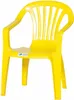 Kindermonoblock SET gelb 4xStuhl Sedia Baby 1xTisch Tavolo Produktbild-Vorschau 4