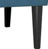 vidaXL Panca Chesterfield Blau 112 x 65,5 x 75 cm Samt Anteprima dell’immagine prodotto 8