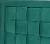 Čelná doska "Tervo" čalúnený panel 140 x 50 cm zamatovo Náhľad obrázku produktu 3