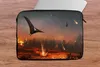 MuchoWow® Laptop Hülle 13 Zoll Dinosaurier - Steine - Lava Produktbild-Vorschau 5