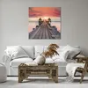Bild auf Leinwand - Leinwandbild - Einteilig - Brücke Holz Produktbild-Vorschau 6