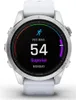 A close-up front view of a Garmin Epix Pro (Gen 2) smartwatch with a white band and silver bezel, displaying its VO2 Max reading on the screen. Náhľad obrázku produktu