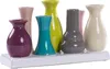 Jinfa kleine Vasen Set - 7 mini Vasen aus Keramik- kleine Produktbild-Vorschau 16