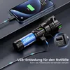 LED Taschenlampe Aufladbar, Extrem Hell Zoombares Produktbild-Vorschau 5