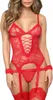 Spitzen-Set - Dessous für Frauen - Hemdchen und String - Produktbild-Vorschau 1