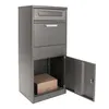 Balíkový box Wiltec šedý 500 x 370 x 1120 mm, domácí Náhled obrázku produktu 4