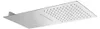 Sapho SLIM wanddouche met watervalsproeier, 250x550mm, Productafbeelding-voorbeeld 1