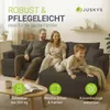 Juskys Sofa Coredo - Dunkelgrau, moderne Couch aus Cord mit Produktbild-Vorschau 6