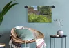 MuchoWow® Wandteppich Wandbehang Garten mit bunten Farben Produktbild-Vorschau 5