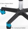 HOMCOM Rollhocker Höhenverstellbarer Arbeitshocker mit Produktbild-Vorschau 6