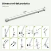 S'AFIELINA Stabilizzatore per box doccia Barra Anteprima dell’immagine prodotto 5