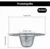 10 kusů nerezové sítko na vlasy, 7 cm - jemné oky, Náhled obrázku produktu 6