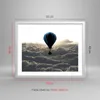 Gerahmtes Poster - Weißer Rahmen - Wolke Ballon Himmel - Produktbild-Vorschau 5