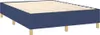 Cadre de lit sans matelas Bleu 140x200 cm Tissu Voir les images du produit 3