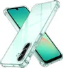 A clear protective phone case is shown diagonally against a white background. Produktbild-Vorschau