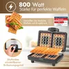 Gofrownica Clatronic WA 3606 ix Brussels Podgląd zdjęcia produktu 16
