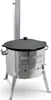 Utschak Timur Ø50 cm Edelstahl mit Kazan 22L Gasbrenner Produktbild-Vorschau 3