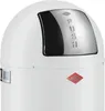 Abfallsammler Pushboy 50 l matt weiß pulverbeschichtetes Produktbild-Vorschau 3