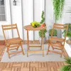 COSTWAY 3dílný skládací bistro set, 2 zahradní židle a Náhled obrázku produktu 2