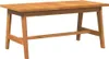 Table basse marron en bois d'acacia massif Lumarko ! Voir les images du produit 1