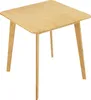 A square bamboo table with four legs, shown from a slightly elevated angle against a white background. Podgląd zdjęcia produktu