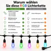 Evura Goods RGB Lichterkette Außen 20 Meter – Erweiterbar – Produktbild-Vorschau 3