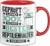 Reptilienhalter Geschenk Lustiger Spruch für Produktbild-Vorschau 1