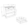 VCM Küchenschrank | Maße ca. H. 82 x B. 80 x. T. 46 cm | Produktbild-Vorschau 5